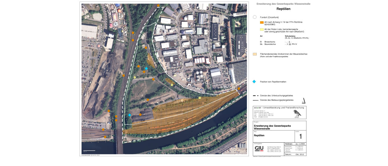 Umweltbericht Gewerbepark Wiesenstrasse Saarbruecken