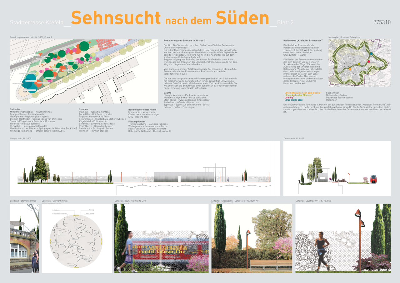 Wettbewerb Stadtterrasse Krefeld